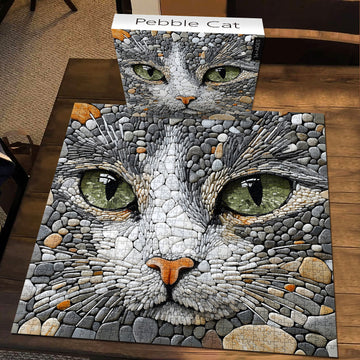 Pebble Cat puzzle puzzle 1000 pezzi